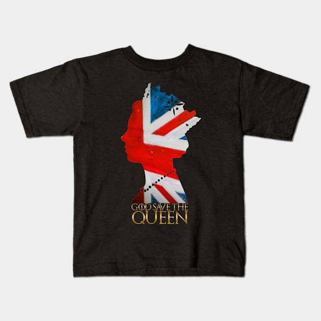 God save the Queen Kids T-Shirt by Arend Studios